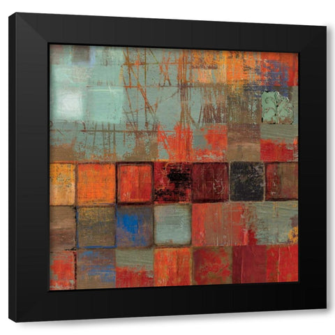 Ecetera I  Black Modern Wood Framed Art Print with Double Matting by Reeves, Tom