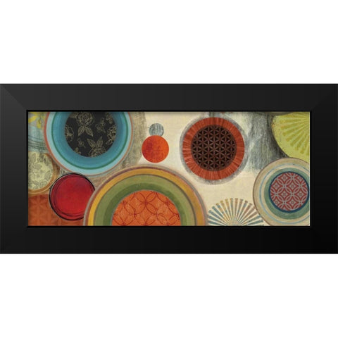 Commotion I - Mini Black Modern Wood Framed Art Print by Reeves, Tom