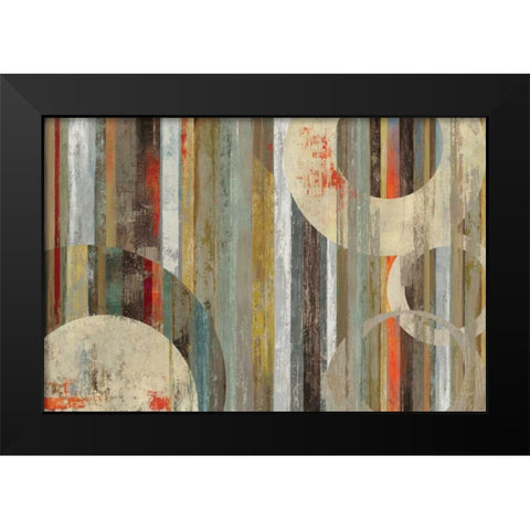 Savannah Black Modern Wood Framed Art Print by Reeves, Tom