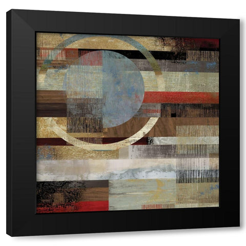 Industrial II Black Modern Wood Framed Art Print with Double Matting by Reeves, Tom