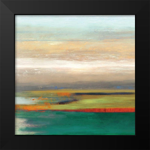 Tribute I Black Modern Wood Framed Art Print by Reeves, Tom
