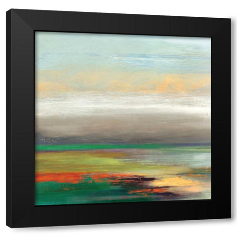 Tribute II Black Modern Wood Framed Art Print by Reeves, Tom