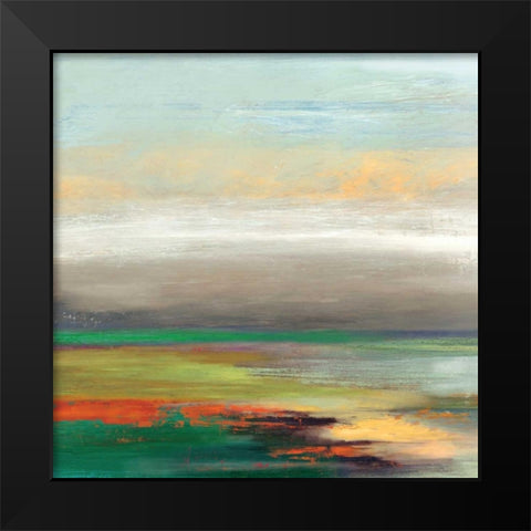 Tribute II Black Modern Wood Framed Art Print by Reeves, Tom