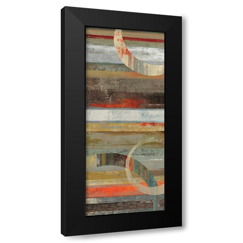 Avery I Black Modern Wood Framed Art Print with Double Matting by Reeves, Tom