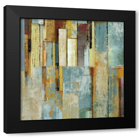 Tribeca I Black Modern Wood Framed Art Print with Double Matting by Reeves, Tom