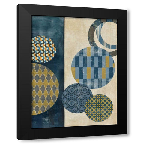 Harmony I Black Modern Wood Framed Art Print by Reeves, Tom