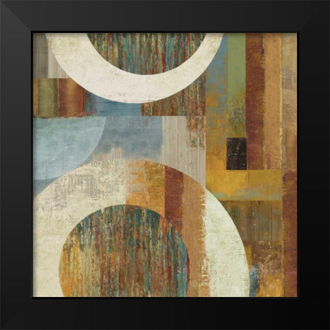 Division I Black Modern Wood Framed Art Print by Reeves, Tom