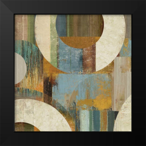 Division II Black Modern Wood Framed Art Print by Reeves, Tom