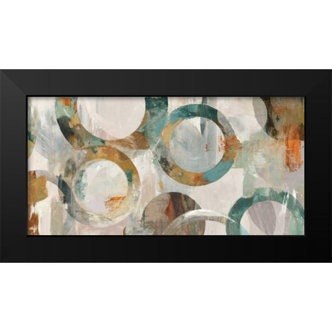 Alecto Black Modern Wood Framed Art Print by Reeves, Tom