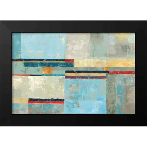 Barcelona III Black Modern Wood Framed Art Print by Reeves, Tom