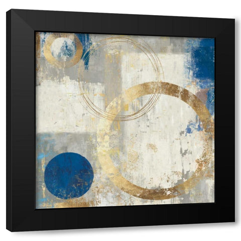 Tune II Black Modern Wood Framed Art Print with Double Matting by Reeves, Tom