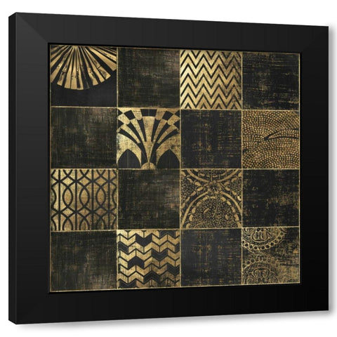 Art Deco I Black Modern Wood Framed Art Print by Reeves, Tom