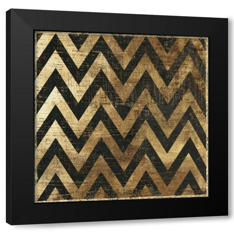 Art Deco II Black Modern Wood Framed Art Print by Reeves, Tom