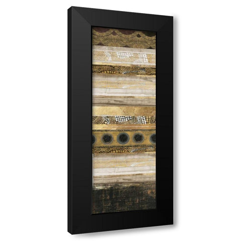 Klimt Dots I  Black Modern Wood Framed Art Print with Double Matting by Reeves, Tom