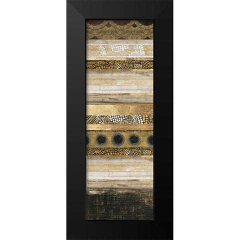 Klimt Dots I  Black Modern Wood Framed Art Print by Reeves, Tom