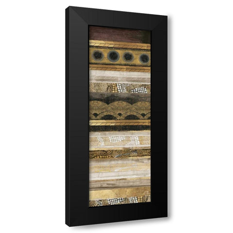 Klimt Dots II Black Modern Wood Framed Art Print by Reeves, Tom