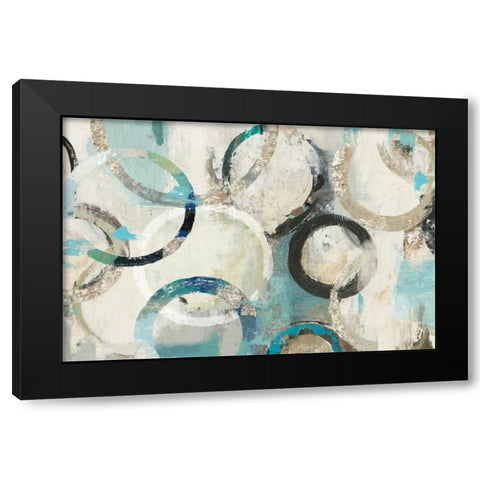 Rio III Black Modern Wood Framed Art Print with Double Matting by Reeves, Tom