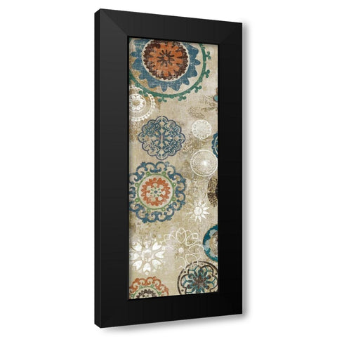 Oriental Pattern III Black Modern Wood Framed Art Print with Double Matting by Reeves, Tom