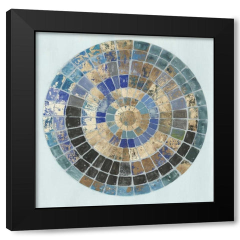 Ionic Black Modern Wood Framed Art Print with Double Matting by Reeves, Tom