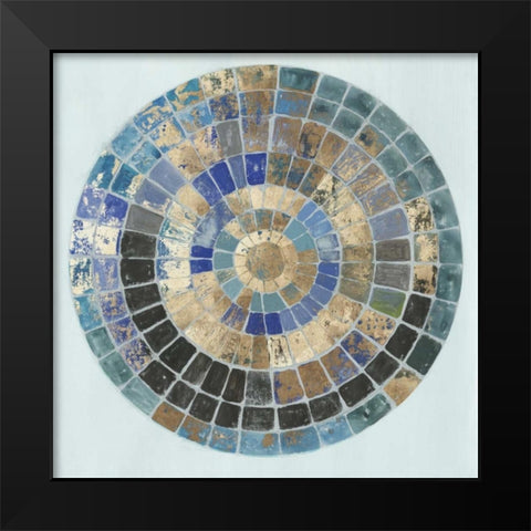 Ionic Black Modern Wood Framed Art Print by Reeves, Tom