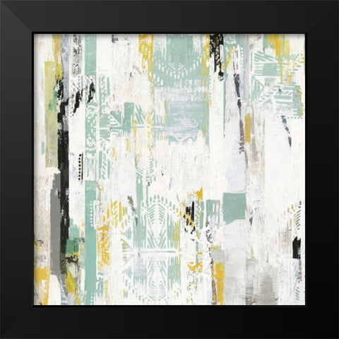 Spring II Black Modern Wood Framed Art Print by Reeves, Tom