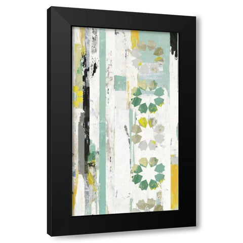Star I Black Modern Wood Framed Art Print by Reeves, Tom