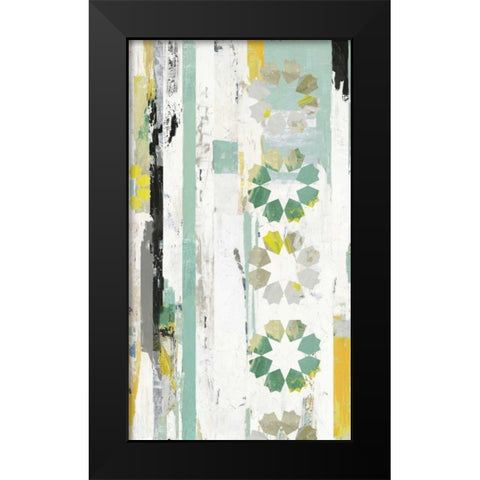 Star I Black Modern Wood Framed Art Print by Reeves, Tom