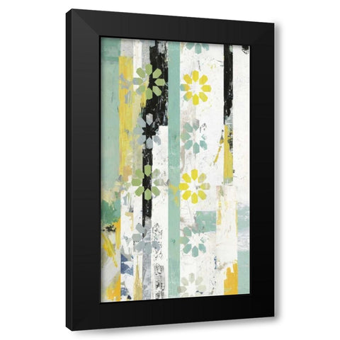 Star II Black Modern Wood Framed Art Print with Double Matting by Reeves, Tom