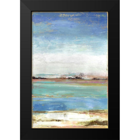 Waterfront I Black Modern Wood Framed Art Print by Reeves, Tom