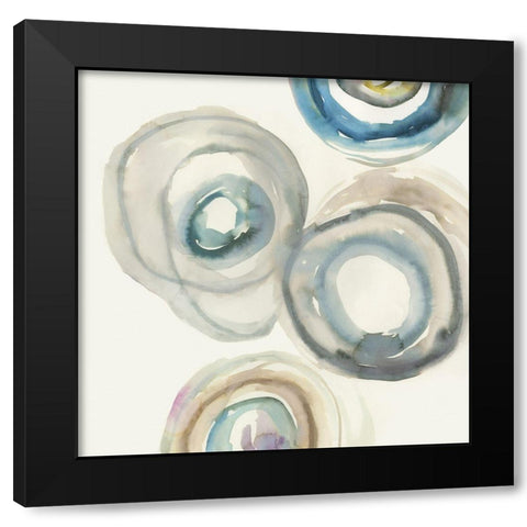 Power Ring II Black Modern Wood Framed Art Print by Reeves, Tom