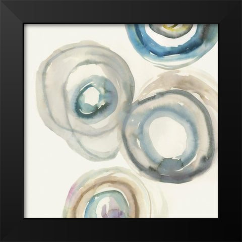 Power Ring II Black Modern Wood Framed Art Print by Reeves, Tom