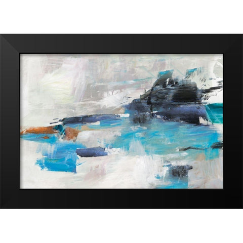 Chord Progression Black Modern Wood Framed Art Print by Reeves, Tom