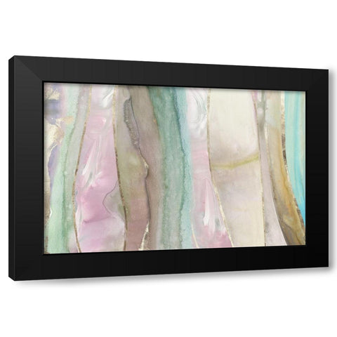 Reduction Black Modern Wood Framed Art Print by Reeves, Tom
