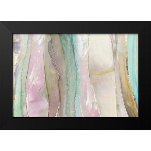Reduction Black Modern Wood Framed Art Print by Reeves, Tom