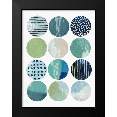 Octave I Black Modern Wood Framed Art Print by Reeves, Tom