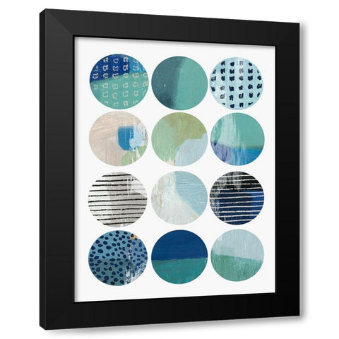 Octave II Black Modern Wood Framed Art Print with Double Matting by Reeves, Tom