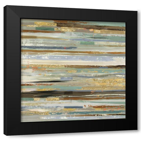 Plank Black Modern Wood Framed Art Print by Reeves, Tom