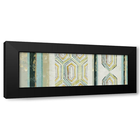 Mohawk Panel I Black Modern Wood Framed Art Print by Reeves, Tom