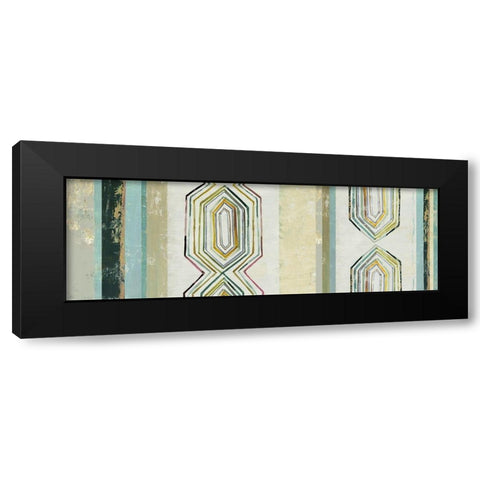 Mohawk Panel II Black Modern Wood Framed Art Print with Double Matting by Reeves, Tom