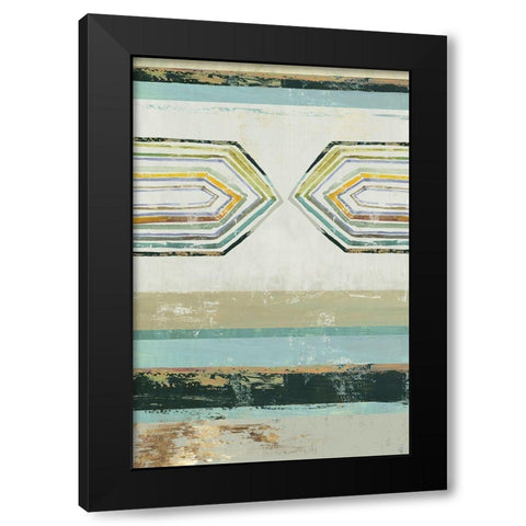 Solitude II Black Modern Wood Framed Art Print by Reeves, Tom
