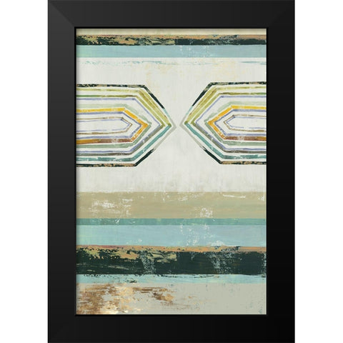 Solitude II Black Modern Wood Framed Art Print by Reeves, Tom
