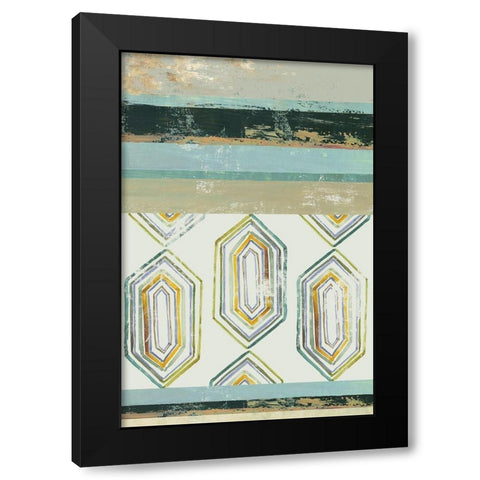 Solitude III Black Modern Wood Framed Art Print with Double Matting by Reeves, Tom
