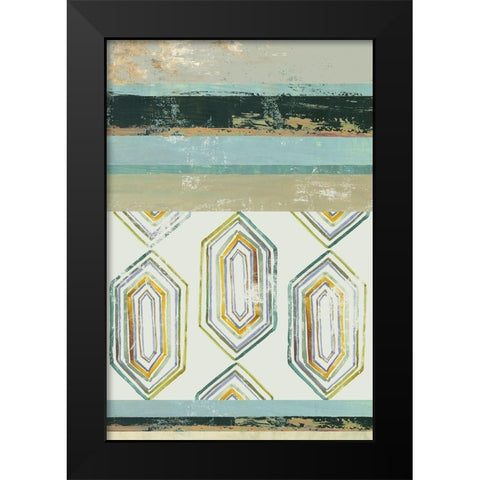 Solitude III Black Modern Wood Framed Art Print by Reeves, Tom