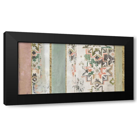 Golden Rug I  Black Modern Wood Framed Art Print by Reeves, Tom