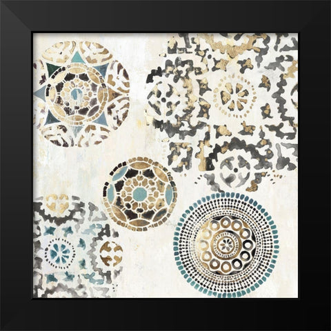 Rounded II  Black Modern Wood Framed Art Print by Reeves, Tom