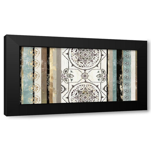 Modernized II  Black Modern Wood Framed Art Print with Double Matting by Reeves, Tom