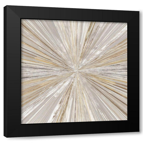 Shimmering Light II Black Modern Wood Framed Art Print with Double Matting by Reeves, Tom