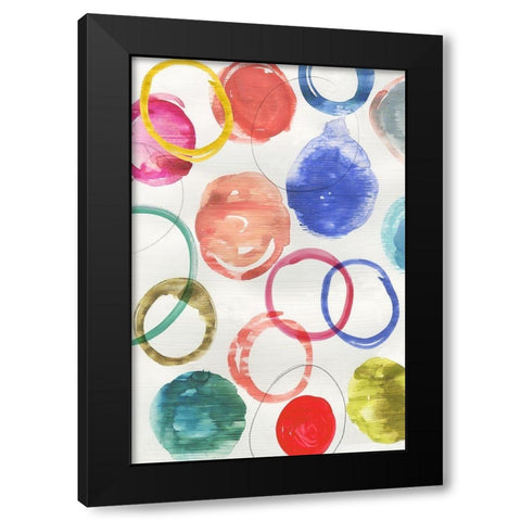Ringlets II   Black Modern Wood Framed Art Print by Reeves, Tom