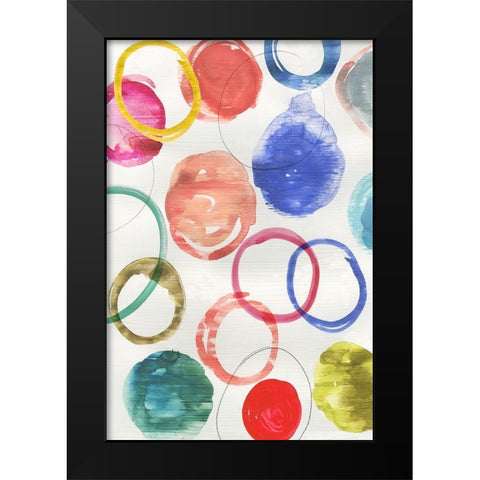 Ringlets II   Black Modern Wood Framed Art Print by Reeves, Tom