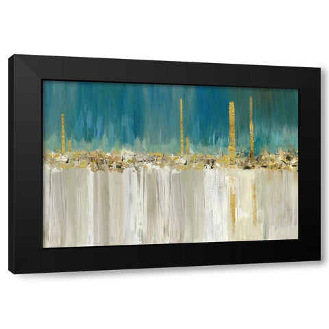 Shine A Light I Black Modern Wood Framed Art Print by Reeves, Tom